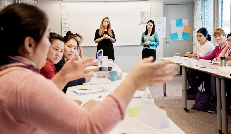 Fullsatt fackkurs på mongoliska