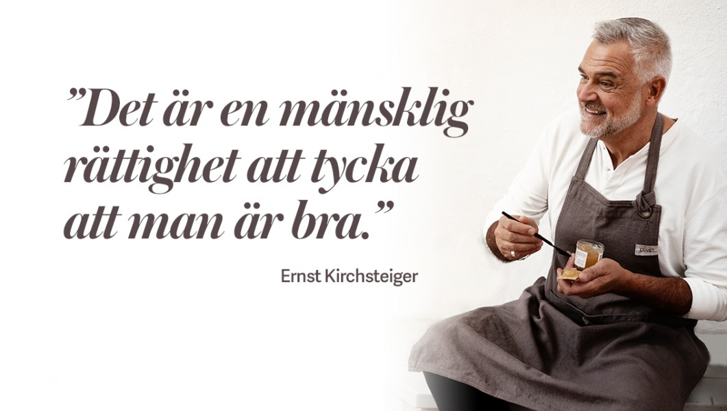 Ernst om mat och matlagning