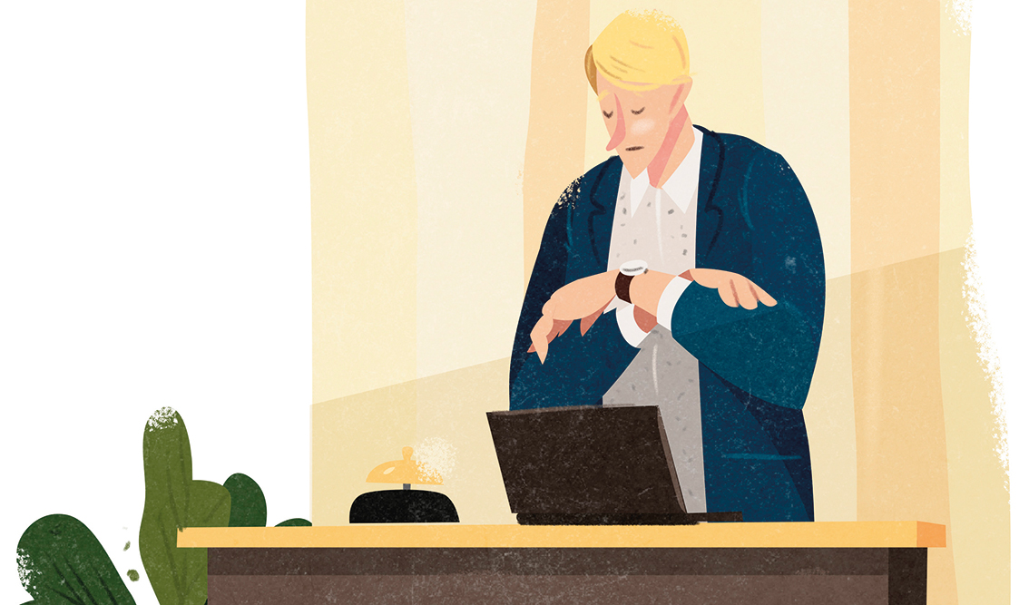 Kollegan är försenad – igen!