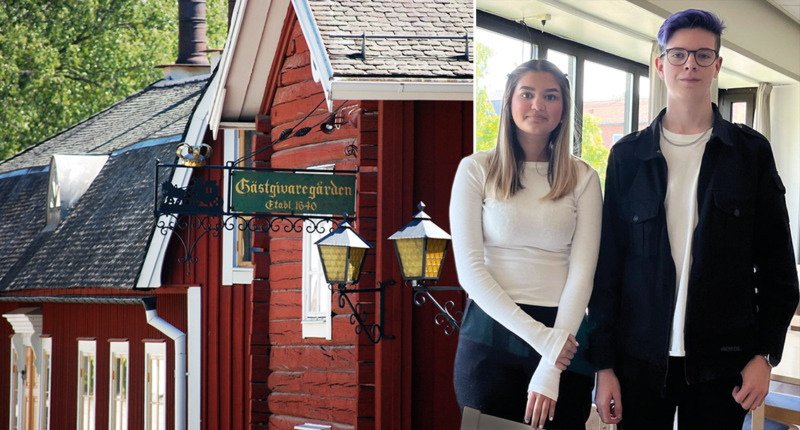 Sanna och Albin är branschens första gymnasielärlingar