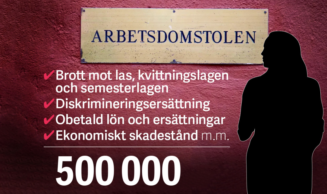Sade upp gravid – arbetsgivare stäms på halv miljon