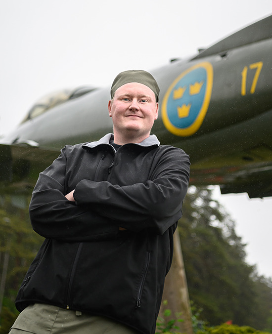 Simon Olsson flygflottiljen F17