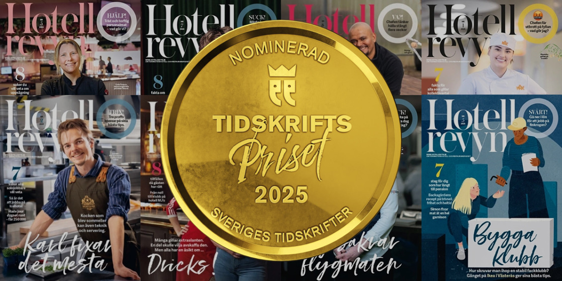 Hotellrevyn nominerad till Årets tidskrift