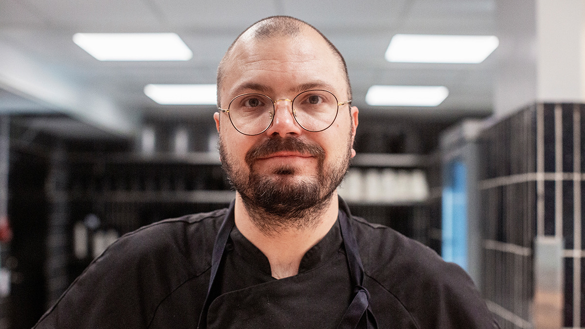 på restaurang Bolaget, Folkets hus i Sandviken