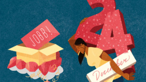 Suck, jobb på julafton igen!