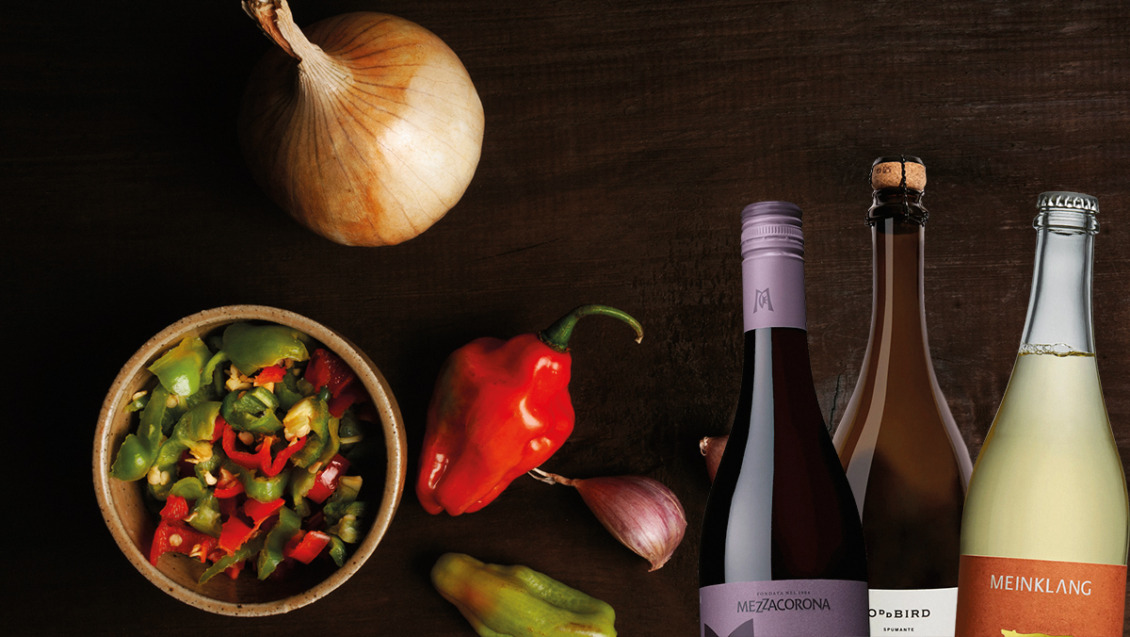 Tre viner som matchar heta rätter