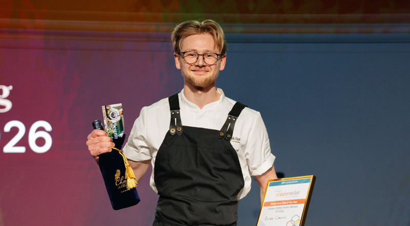 Elias är Sveriges bästa unga konferenskock