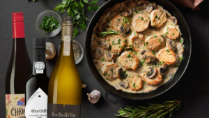 Viner för gräddiga såser