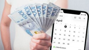 Lönerna som gäller från den 1 april