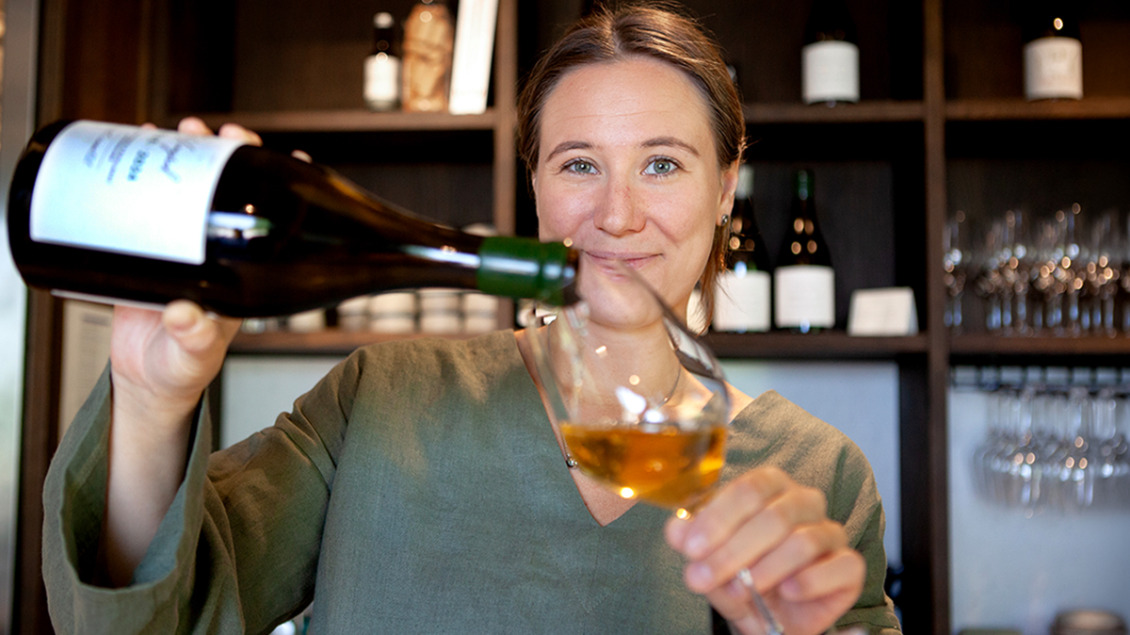 Sommelieren Hanna gillar att pusha sig själv
