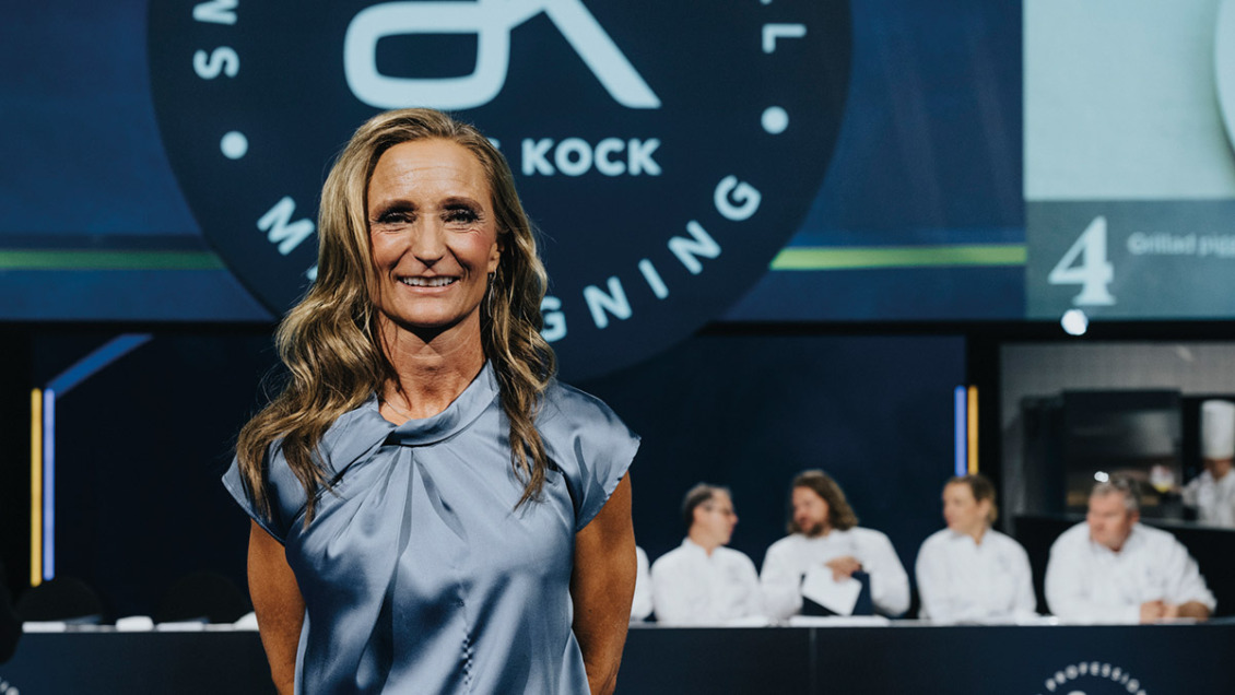 Helene Kugelberg, under tävlingen Årets kock 2026