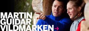 Martin guidar i vildmarken