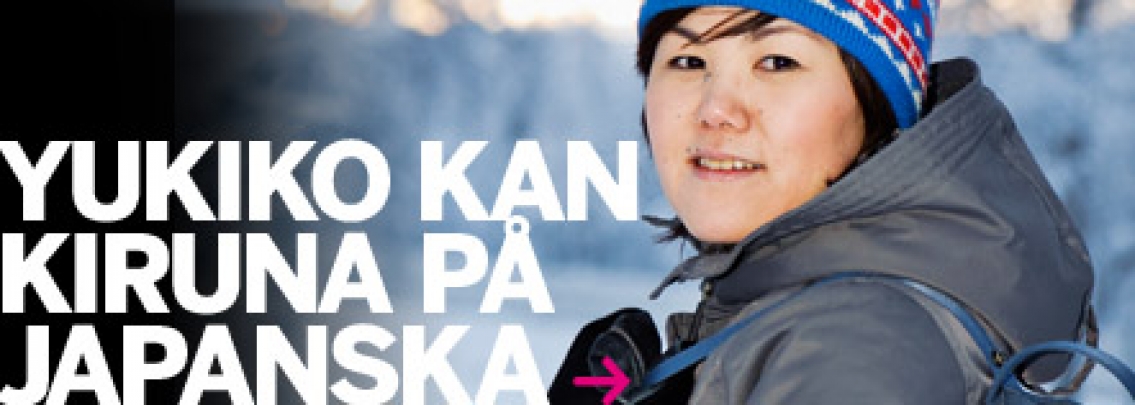 Yukiko är hemma i Kiruna