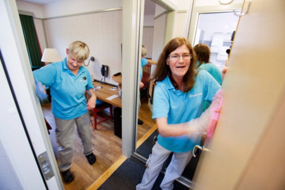 Morgonmys med familjen på ”Zinken”